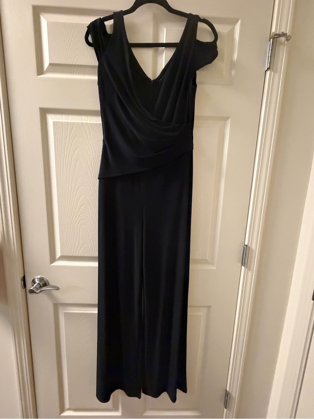 Lauren Ralph Lauren Black Draped Pant Jumpsuit